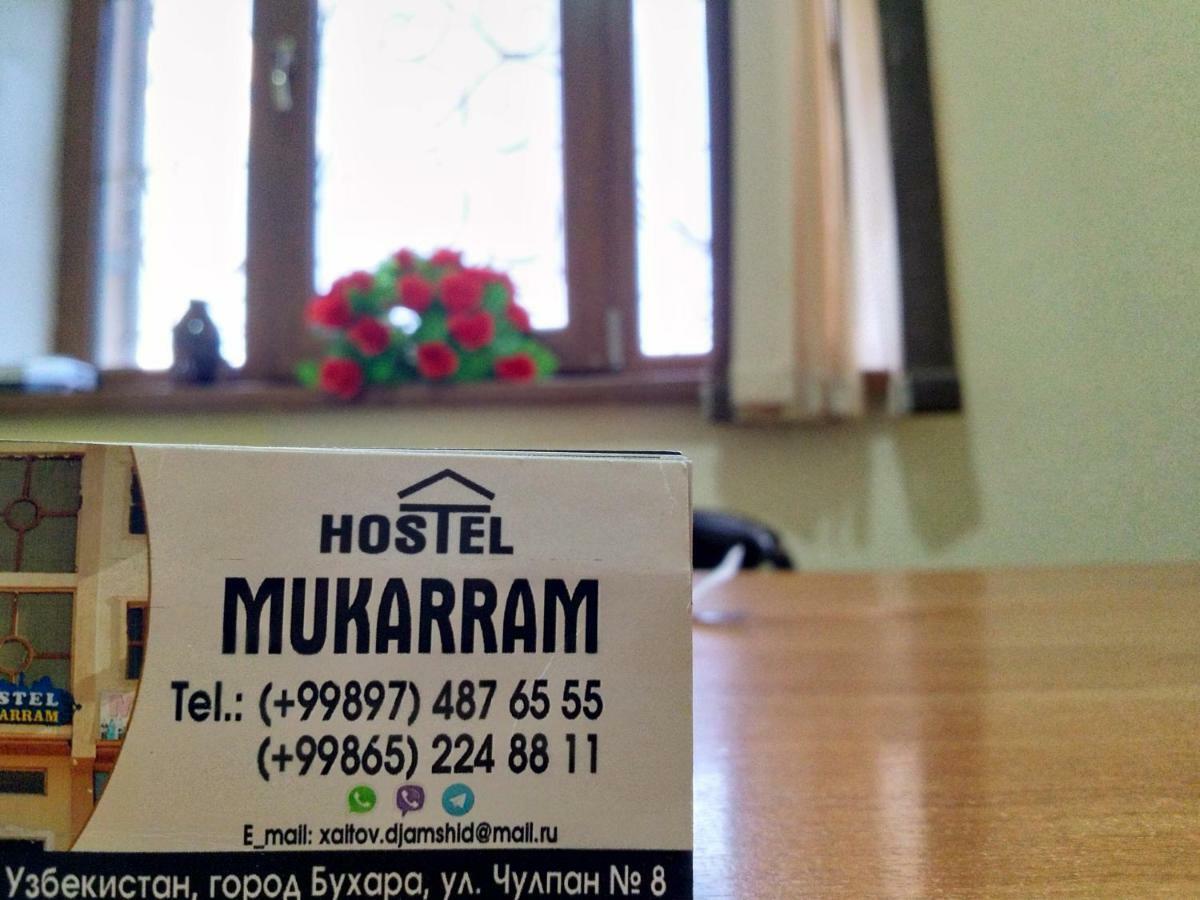 Hostel Mukarram Bukhara Eksteriør billede